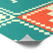 Weihnachtspatchwork nahtlos Muster. Handel Poster (Ecke)