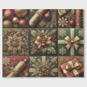 Weihnachtspenden Geschenkpapier (Flach)