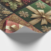 Weihnachtspenden Geschenkpapier (Ecke)