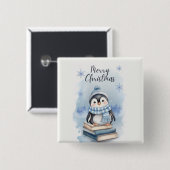 Weihnachtspenguin Button (Vorne & Hinten)