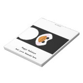 Weihnachtspenguin Candy Bar Wrapper Gastgeschenk Notizblock (Rotiert)