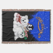 Weihnachtspenguin Eisbärenjunge Siegel Decke (Vorderseite)