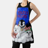 Weihnachtspenguin Eisbärenjunge Siegel Schürze (InSitu)