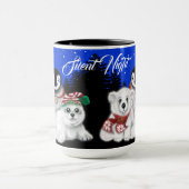Weihnachtspenguin Eisbärenjunge Siegel Tasse (Zentrum)