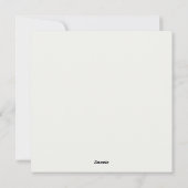 Weihnachtspenguin Feiertagskarte (Rückseite)