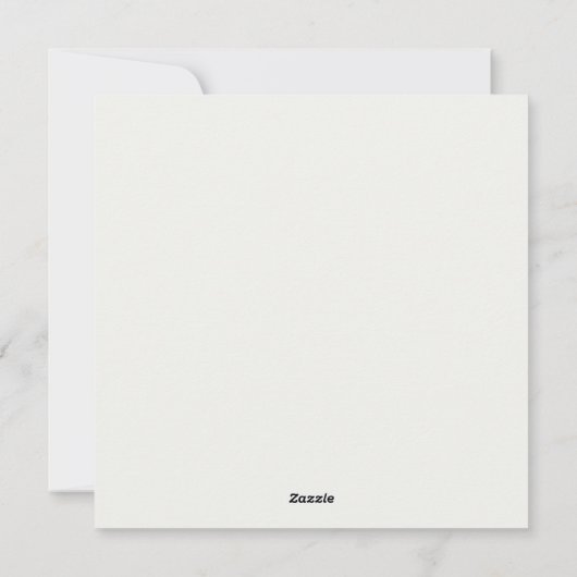 Weihnachtspenguin Feiertagskarte (Rückseite)