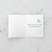 WeihnachtsPenguin Feiertagskarte (Innenseite)