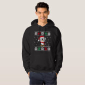 Weihnachtspenguin Funny Classic Ugly Sweater Hoodie (Vorne ganz)