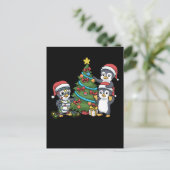 Weihnachtspenguin Geschenk Kinder Weihnachtsbaum P Postkarte (Stehend Vorderseite)