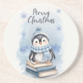 Weihnachtspenguin Getränkeuntersetzer (Vorne)