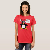 Weihnachtspenguin Ist es zu spät, um eine gute Bla T-Shirt (Vorne ganz)