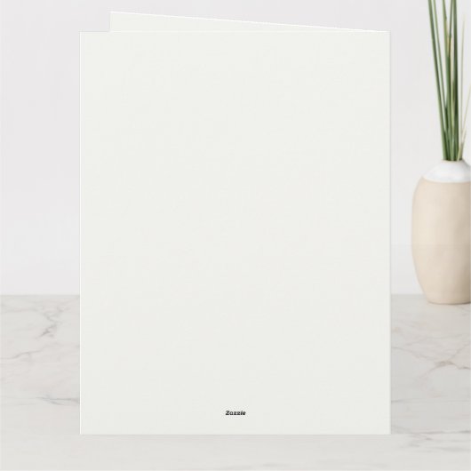 Weihnachtspenguin Karte (Rückseite)