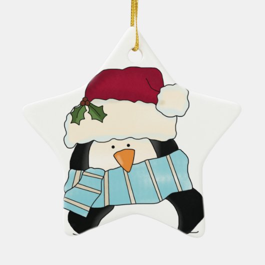 Weihnachtspenguin Keepake Ornament (Hinten)