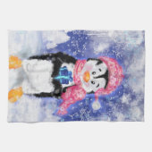 Weihnachtspenguin Küchentuch (Horizontal)