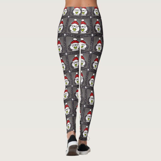 WeihnachtsPenguin mit Leggings (Rückseite)
