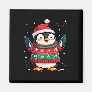 Weihnachtspenguin Santa Magnet