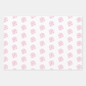 Weihnachtspenguin Snowflakes Whimsical Geschenkpapier Set (Vorderseite 3)