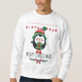 Weihnachtspenguin Sweatshirt (Vorderseite)