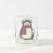 Weihnachtspenguin-Tasse Mattglastasse (Mittel)