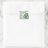 Weihnachtspenguine Organspende Runder Aufkleber (Tasche)