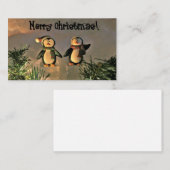 Weihnachtspenguinen Visitenkarte (Vorne/Hinten)