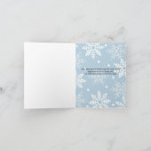 Weihnachtspenguins Gruß Karte (Innenseite)