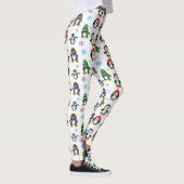 WeihnachtsPenguins und Schneeflocke-Leggings Leggings (Rechts)