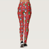 WeihnachtsPenguins und Schneeflocke-Leggings Leggings (Rückseite)
