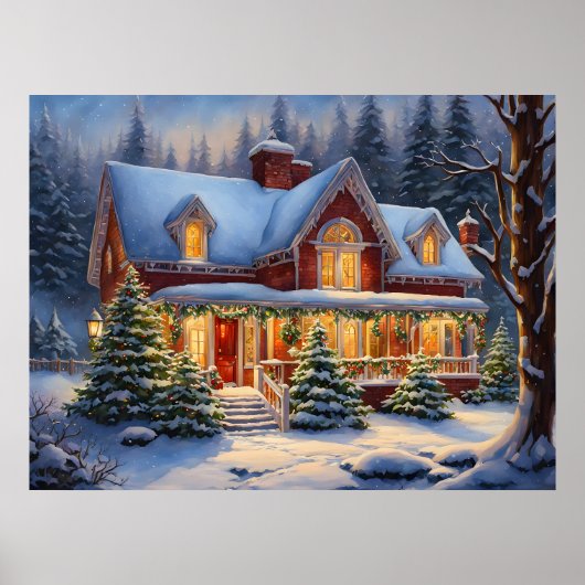 Weihnachtspenster Poster (Vorne)