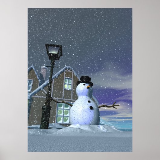 Weihnachtspenster Poster (Vorne)