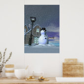 Weihnachtspenster Poster (Küche)