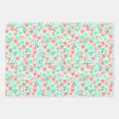 Weihnachtspeppermints Umschlagpapier-Blätter Geschenkpapier Set (Vorderseite 3)