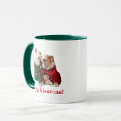 Weihnachtspersonal in den Süßen Tasse (Vorderseite Links)