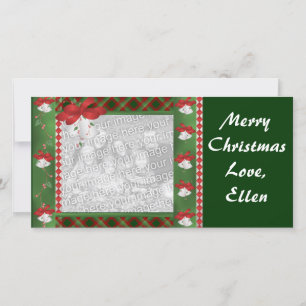 WeihnachtsPersonalisiert Feiertagskarte