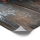 Weihnachtsperster Poster (Ecke)