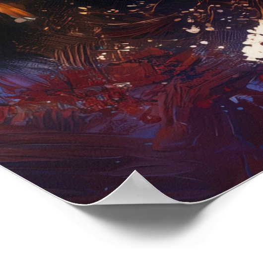 Weihnachtsperster Poster (Ecke)