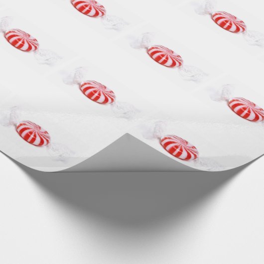 Weihnachtspfefferminz Geschenkpapier (Ecke)