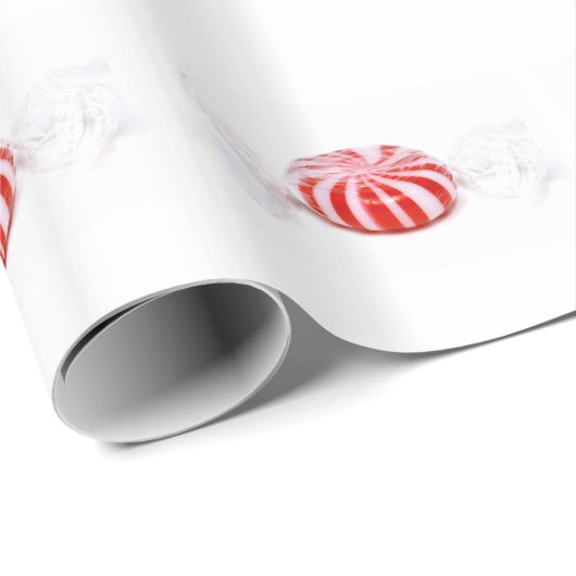 Weihnachtspfefferminz Geschenkpapier (Rolleneckpunkt)