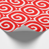 Weihnachtspfefferminz-Packpapier Geschenkpapier (Ecke)