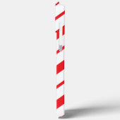 Weihnachtspfefferminzstreifen Case-Mate iPhone Hülle (Rückseite / Links)