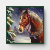 Weihnachtspferd 1 fotoplatte (Vorderseite)