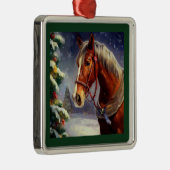 Weihnachtspferd 1 ornament aus metall (Rechts)