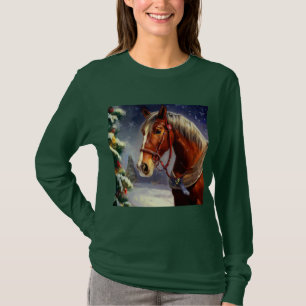 Weihnachtspferd 1 T-Shirt