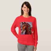 Weihnachtspferd 2 T-Shirt (Vorne ganz)