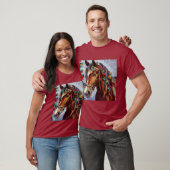 Weihnachtspferd 2 T-Shirt (Unisex)