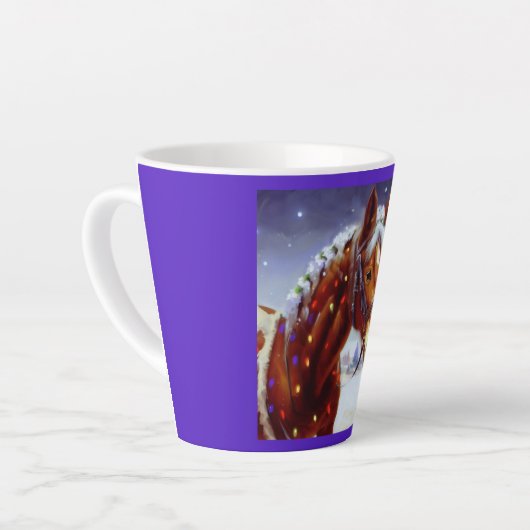 Weihnachtspferd 3 milchtasse (Linke Ecke)