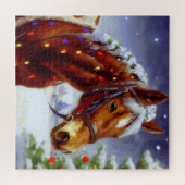 Weihnachtspferd (3) puzzle (Horizontal)