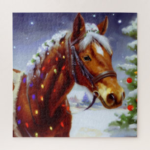Weihnachtspferd (3) puzzle