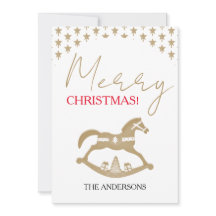 Weihnachtspferd aus Holz