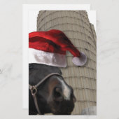 Weihnachtspferd Briefpapier (Vorne/Hinten)